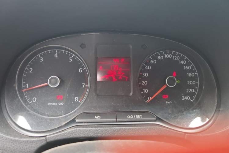 Used Volkswagen Polo 2011 1.4L Automatic ZhiCool Edition Odometer Close Up