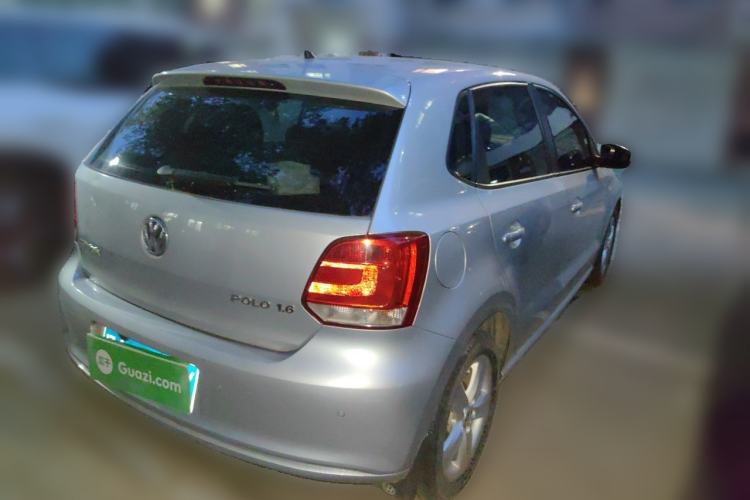 Used Volkswagen Polo 2011 1.6L Manual ZhiShang Edition Rear Right 45 Deg