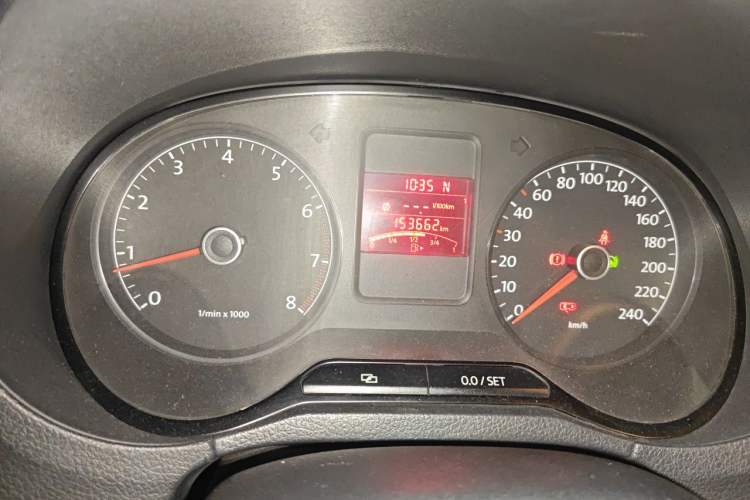 Used Volkswagen Polo 2011 1.4L Automatic ZhiCool Edition Odometer Close Up