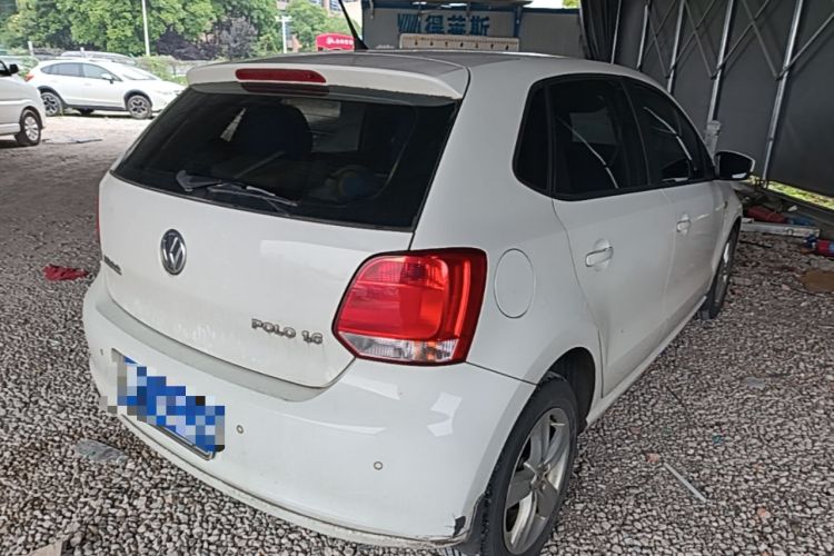 Used Volkswagen Polo 2011 1.6L Automatic ZhiShang Version Rear Right 45 Deg