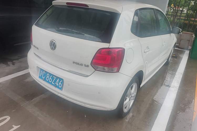 Used Volkswagen Polo 2011 1.6L Automatic ZhiShang Version Rear Right 45 Deg
