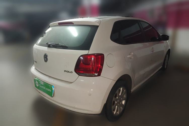 Used Volkswagen Polo 2011 1.4L Manual ZhiLe Edition Rear Right 45 Deg