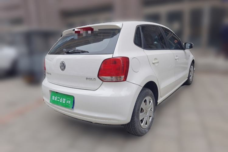 Used Volkswagen Polo 2011 1.4L Manual ZhiLe Edition Rear Right 45 Deg