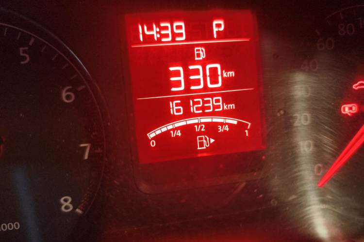 Used Volkswagen Polo 2012 1.6L Cross Polo Automatic Transmission Odometer Close Up