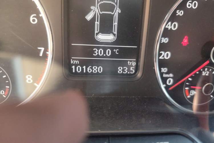 Used Volkswagen Polo 2012 1.4TSI GTI Odometer Close Up