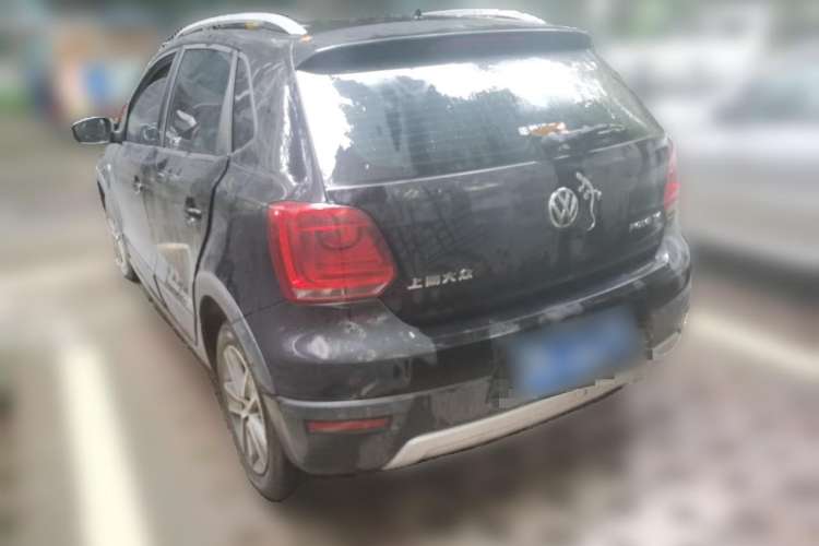 Used Volkswagen Polo 2012 1.6L Cross Polo MT Rear Left 45 Deg