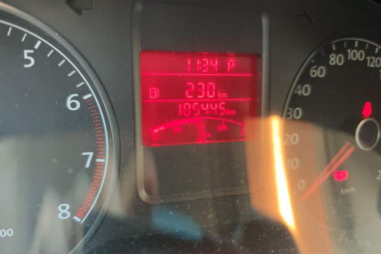 Used Volkswagen Polo 2012 1.6L Cross Polo Automatic Transmission Odometer Close Up