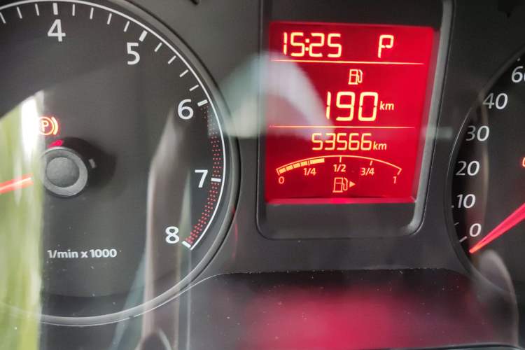 Used Volkswagen Polo 2012 1.6L Cross Polo Automatic Transmission Odometer Close Up