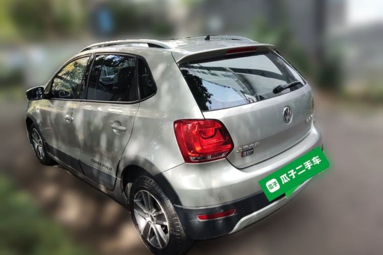 Used Volkswagen Polo 2012 1.6L Cross Polo Automatic Transmission Rear Left 45 Deg
