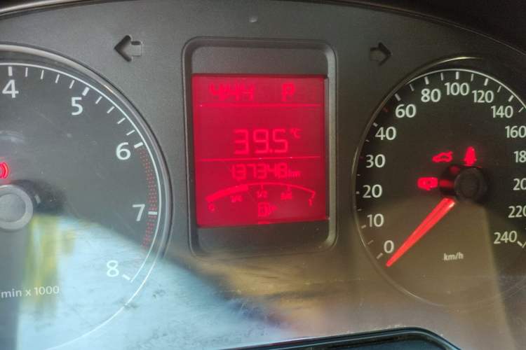 Used Volkswagen Polo  Odometer Close Up