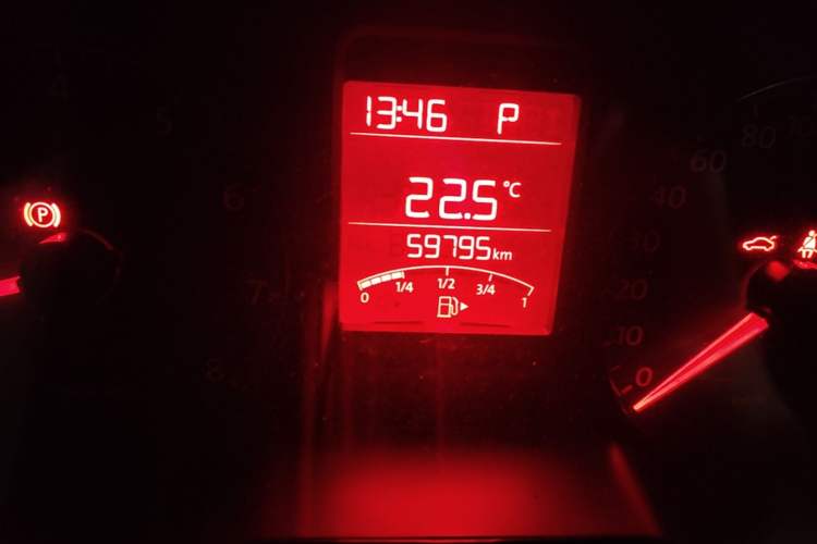 Used Volkswagen Polo 2012 1.6L Cross Polo Automatic Transmission Odometer Close Up