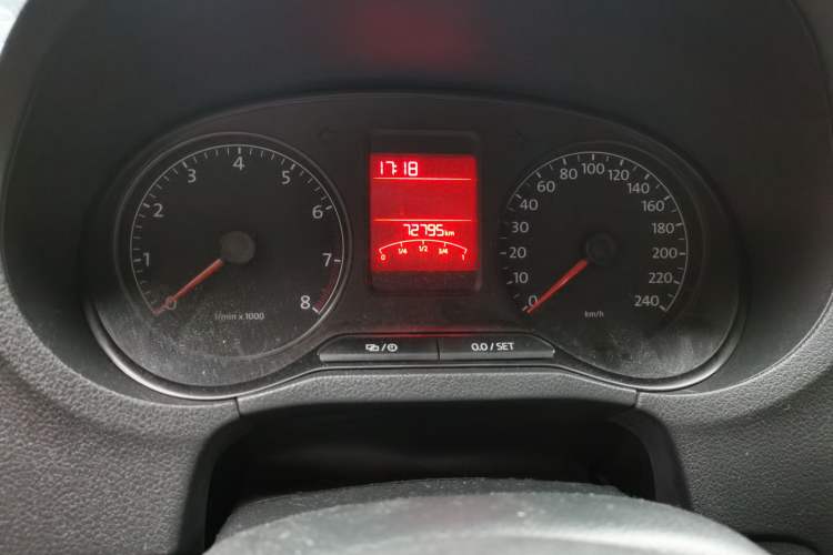 Used Volkswagen Polo 2012 1.6L Cross Polo Automatic Transmission Odometer Close Up