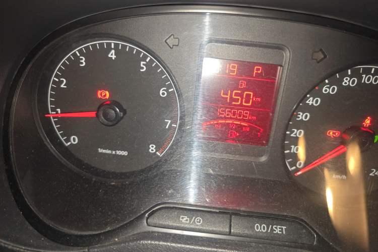 Used Volkswagen Polo 2012 1.6L Cross Polo Automatic Transmission Odometer Close Up