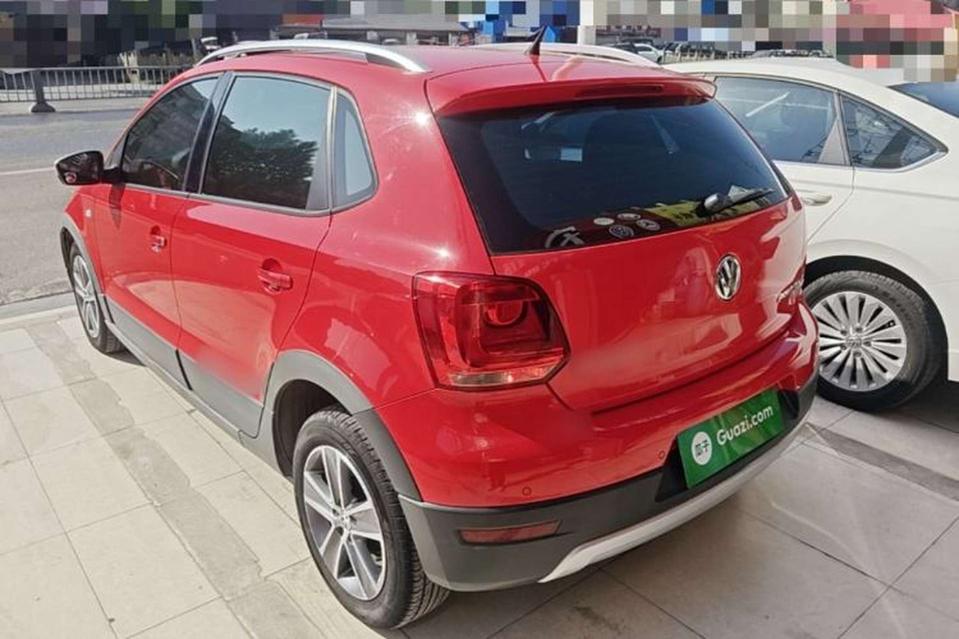 Used Volkswagen Polo 2012 1.6L Cross Polo Automatic Transmission Rear Left 45 Deg