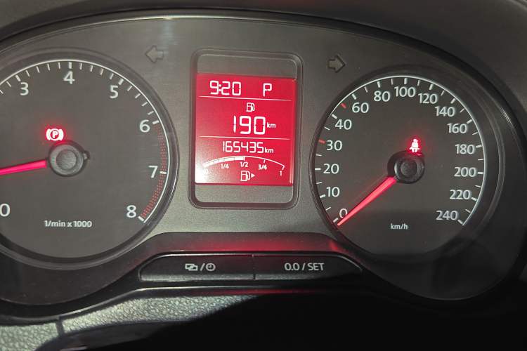 Used Volkswagen Polo 2012 1.6L Cross Polo Automatic Transmission Odometer Close Up