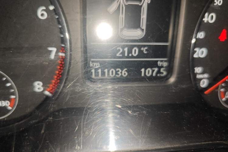Used Volkswagen Polo 2012 1.4TSI GTI Odometer Close Up