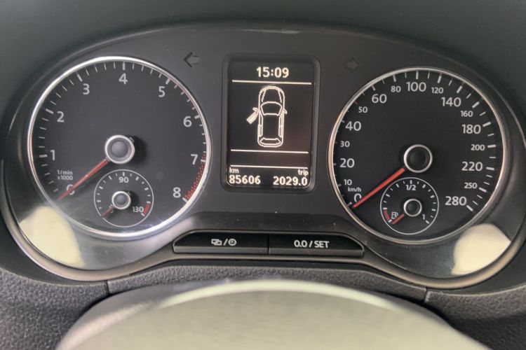 Used Volkswagen Polo 2012 1.4TSI GTI Odometer Close Up