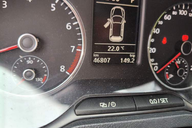 Used Volkswagen Polo 2012 1.4TSI GTI Odometer Close Up