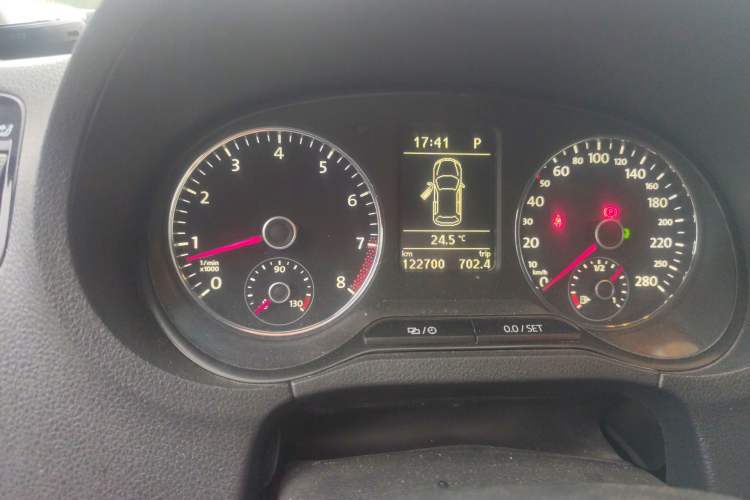 Used Volkswagen Polo 2012 1.4TSI GTI Odometer Close Up