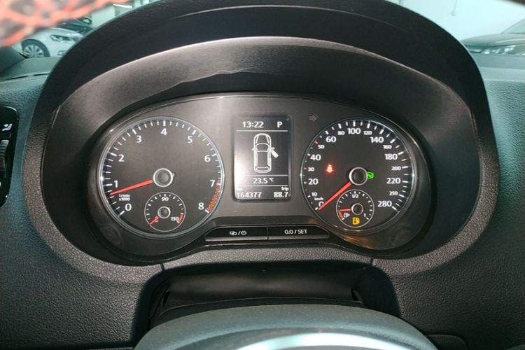 Used Volkswagen Polo 2012 1.4TSI GTI Odometer Close Up