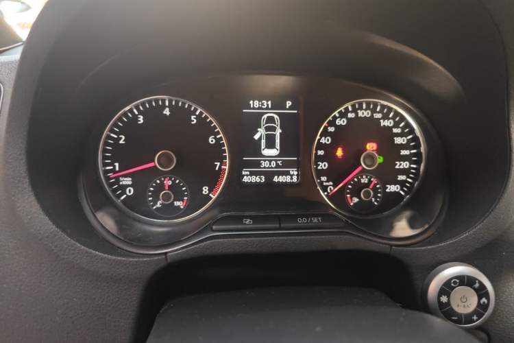 Used Volkswagen Polo 2012 1.4TSI GTI Odometer Close Up