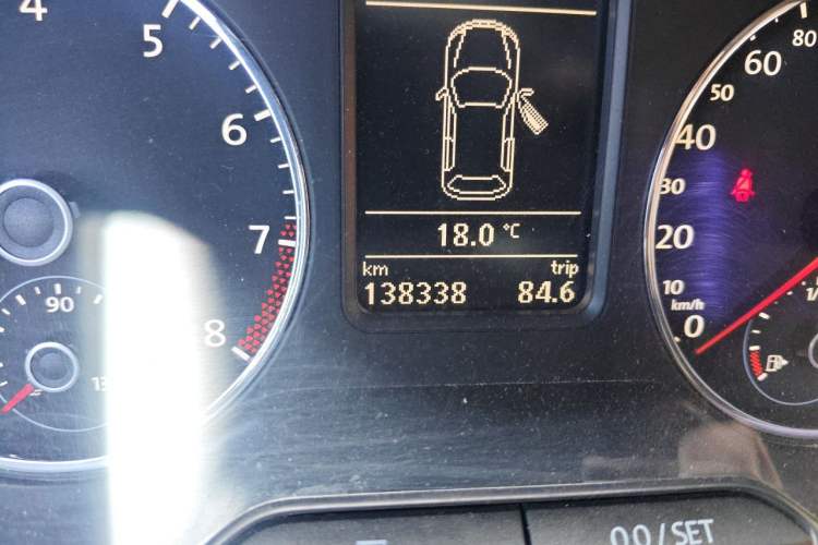 Used Volkswagen Polo 2012 1.4TSI GTI Odometer Close Up