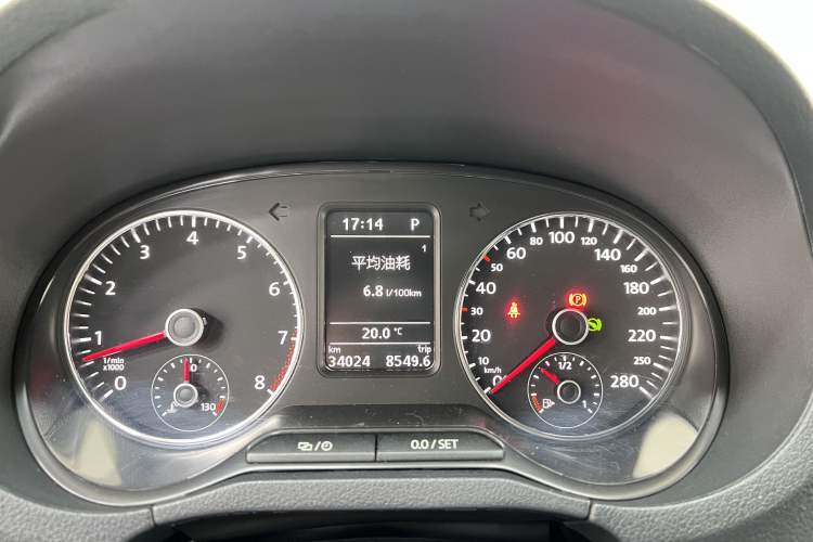 Used Volkswagen Polo 2012 1.4TSI GTI Odometer Close Up