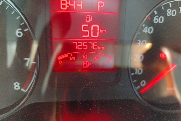 Used Volkswagen Polo 2012 1.6L Cross Polo Automatic Transmission Odometer Close Up
