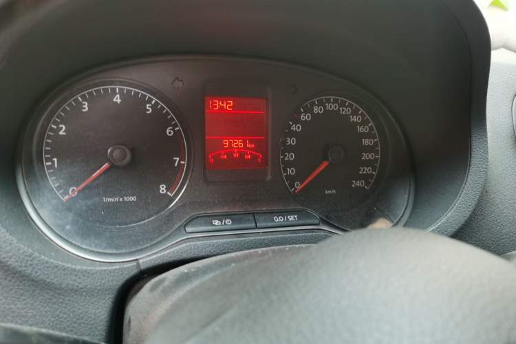 Used Volkswagen Polo 2012 1.6L Cross Polo Automatic Transmission Odometer Close Up
