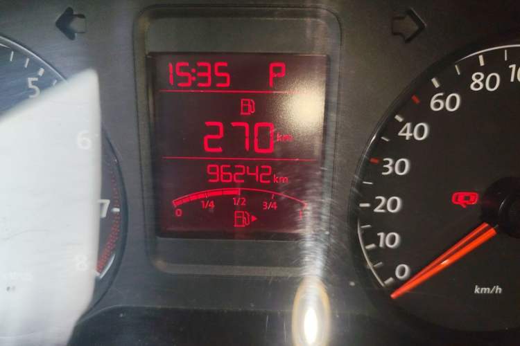 Used Volkswagen Polo 2012 1.6L Cross Polo Automatic Transmission Odometer Close Up