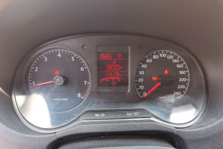 Used Volkswagen Polo 2012 1.6L Cross Polo Automatic Transmission Odometer Close Up