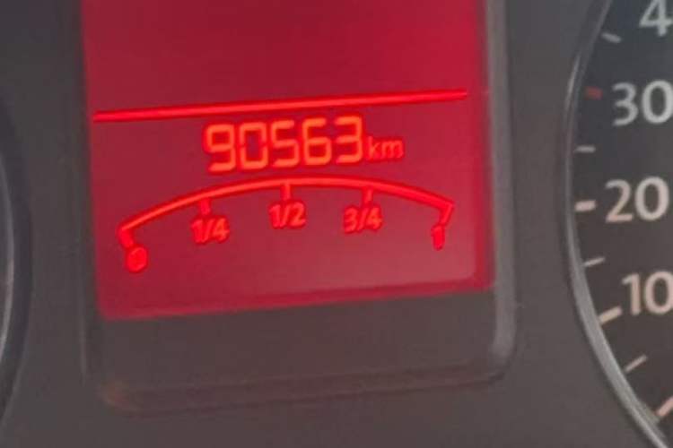 Used Volkswagen Polo 2012 1.6L Cross Polo Automatic Transmission Odometer Close Up