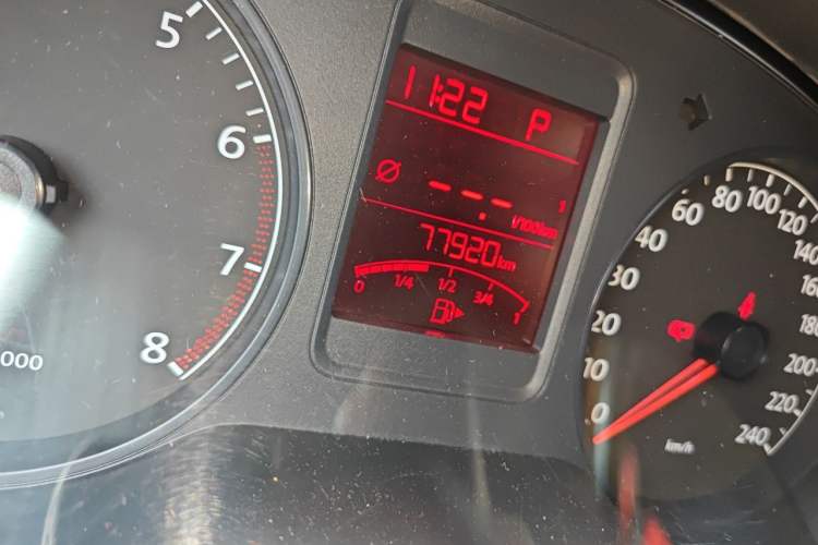 Used Volkswagen Polo 2012 1.6L Cross Polo Automatic Transmission Odometer Close Up
