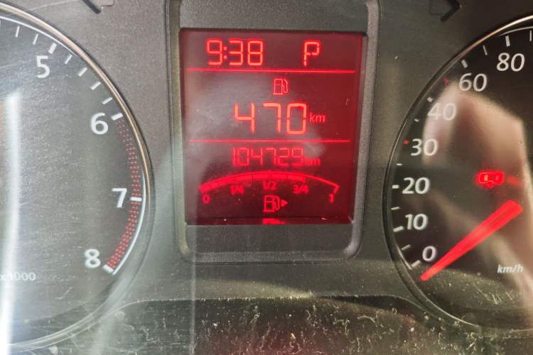 Used Volkswagen Polo 2012 1.6L Cross Polo Automatic Transmission Odometer Close Up