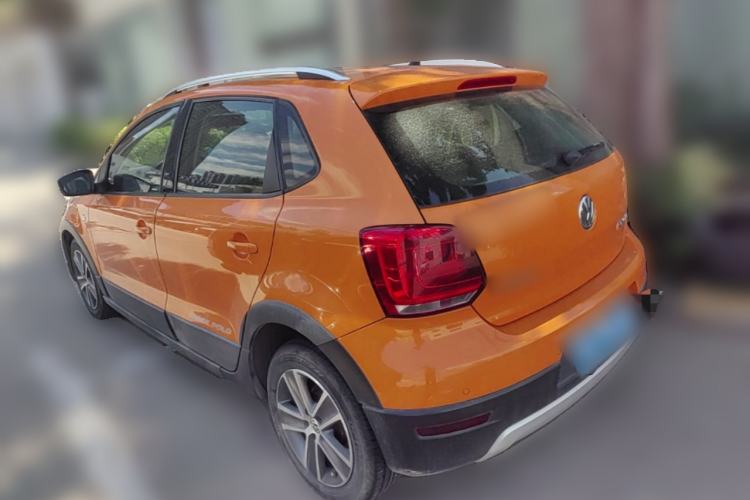Used Volkswagen Polo 2012 1.6L Cross Polo Automatic Transmission Rear Left 45 Deg