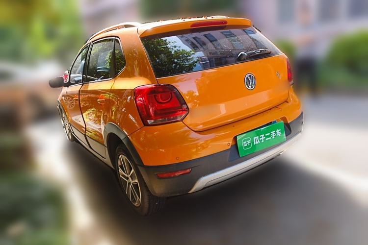 Used Volkswagen Polo 2012 1.6L Cross Polo Automatic Transmission Rear Left 45 Deg