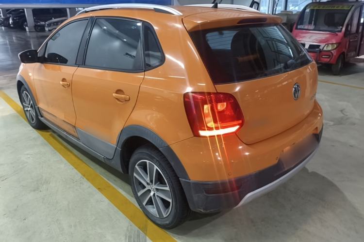 Used Volkswagen Polo 2012 1.6L Cross Polo Automatic Transmission Rear Left 45 Deg