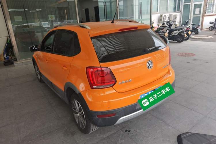 Used Volkswagen Polo 2012 1.6L Cross Polo Automatic Transmission Rear Left 45 Deg