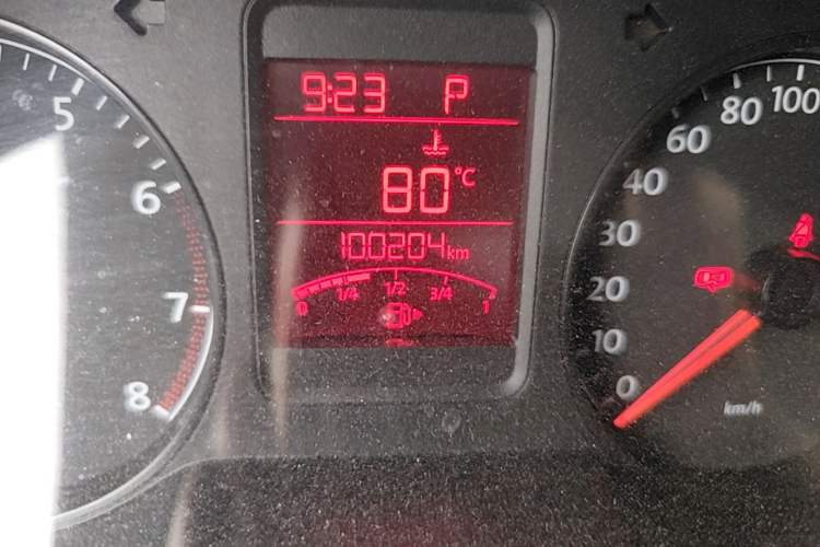Used Volkswagen Polo 2013 1.6L Automatic Comfort Edition Odometer Close Up