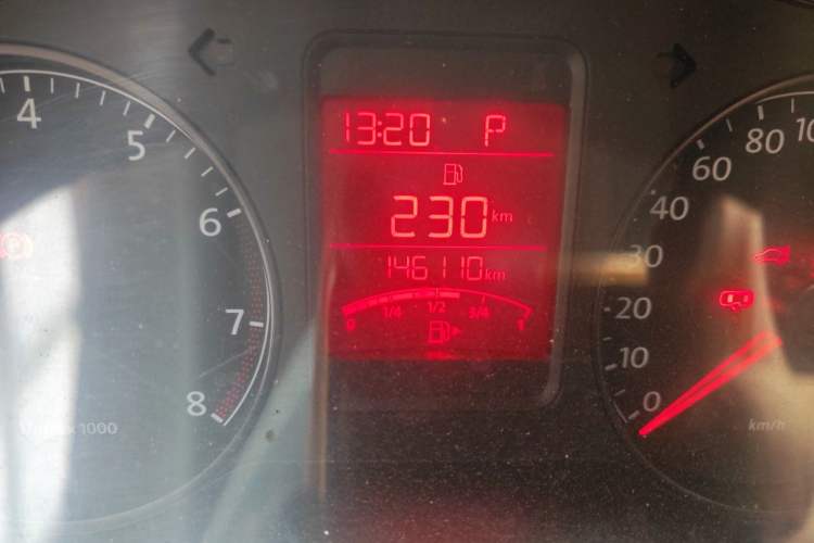 Used Volkswagen Polo 2013 1.6L Automatic Comfort Edition Odometer Close Up
