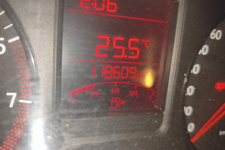 Used Volkswagen Polo 2013 1.4L Manual Fashion Edition Odometer Close Up