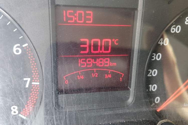 Used Volkswagen Polo 2013 1.4L Manual Fashion Edition Odometer Close Up