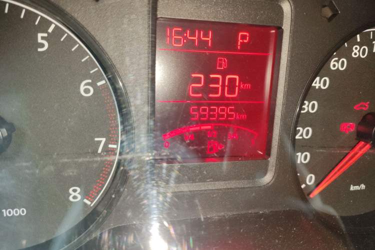 Used Volkswagen Polo 2013 1.6L Automatic Luxury Edition Odometer Close Up