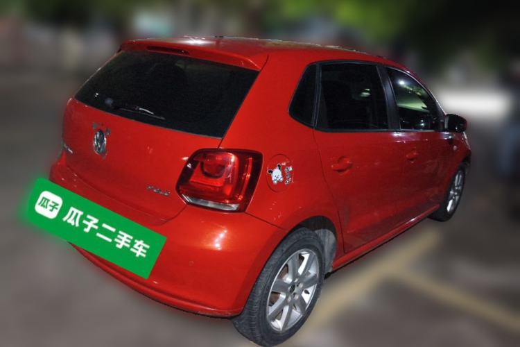 Used Volkswagen Polo 2013 1.6L Automatic Comfort Edition Rear Right 45 Deg