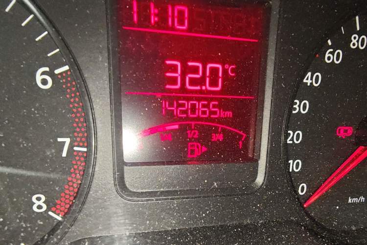 Used Volkswagen Polo 2013 1.4L Manual Fashion Edition Odometer Close Up