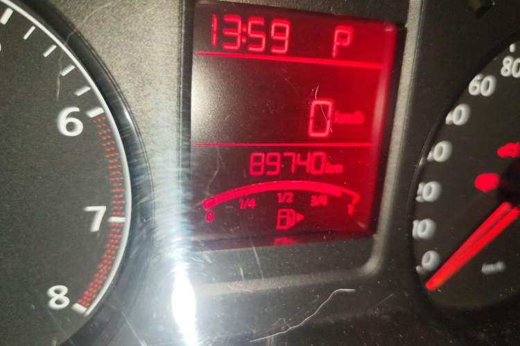 Used Volkswagen Polo 2013 1.6L Automatic Comfort Edition Odometer Close Up