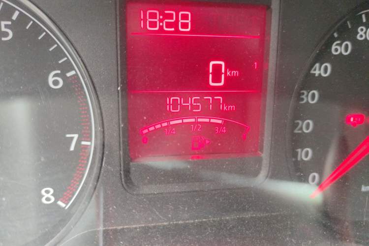 Used Volkswagen Polo 2013 1.4L Manual Fashion Edition Odometer Close Up