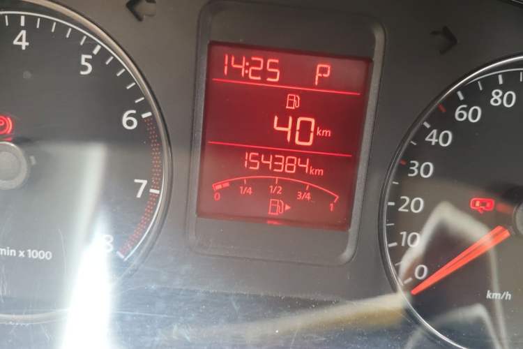 Used Volkswagen Polo 2013 1.6L Automatic Comfort Edition Odometer Close Up