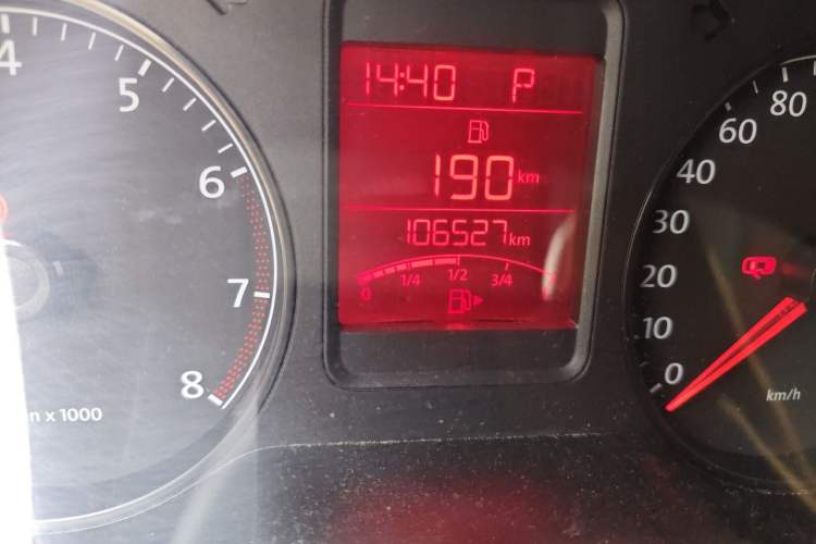 Used Volkswagen Polo 2013 1.6L Automatic Comfort Edition Odometer Close Up