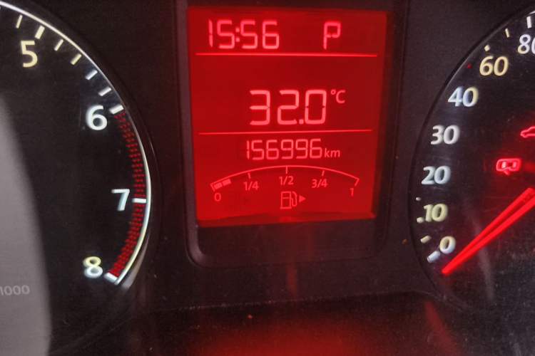 Used Volkswagen Polo 2013 1.4L Automatic Comfort Edition Odometer Close Up